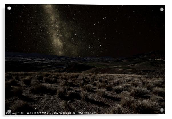 The Milky Way Acrylic by Hans Franchesco