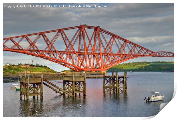 Forth Rail Bridge, South Queensferry. Print by ALBA PHOTOGRAPHY
