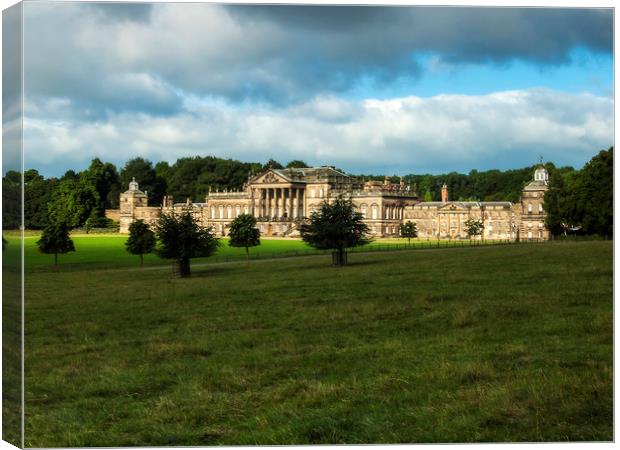 Wentworth Woodhouse, Eastern Facade Canvas Print by Chris Watson