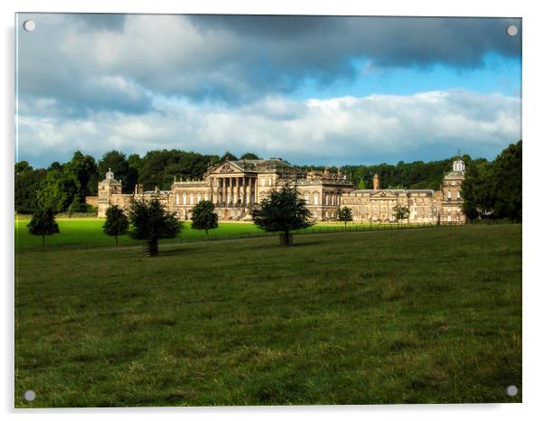 Wentworth Woodhouse, Eastern Facade Acrylic by Chris Watson