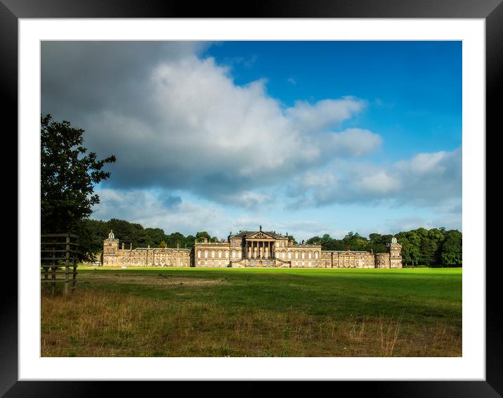 Wentworth Woodhouse Eastern Facade Framed Mounted Print by Chris Watson