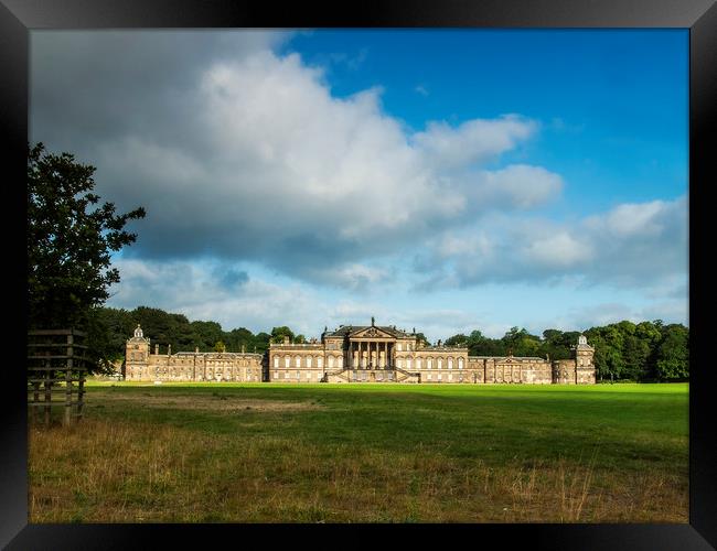 Wentworth Woodhouse Eastern Facade Framed Print by Chris Watson