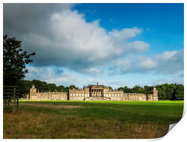 Wentworth Woodhouse Eastern Facade Print by Chris Watson