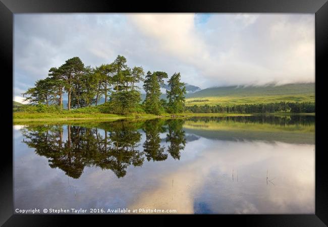 Loch Tulla Framed Print by Stephen Taylor