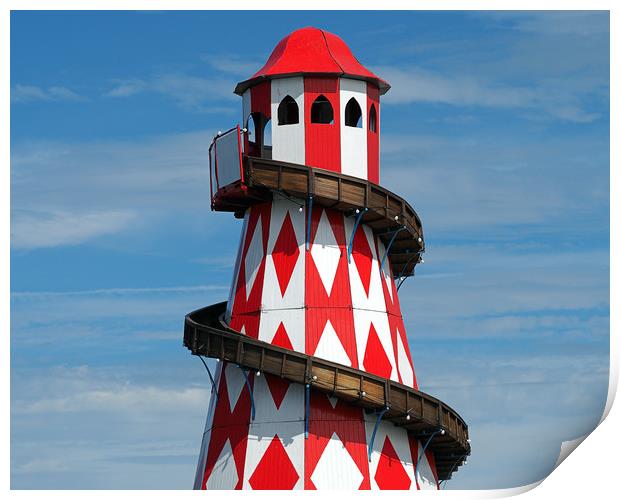 Helter Skelter Print by Victor Burnside