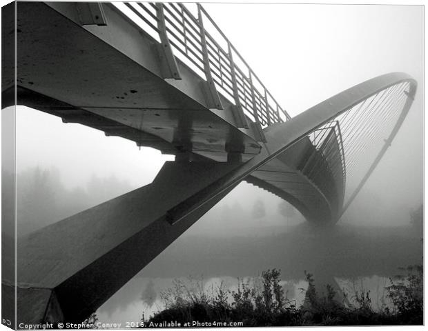 Bridge to Nowhere Canvas Print by Stephen Conroy