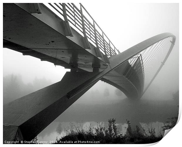 Bridge to Nowhere Print by Stephen Conroy