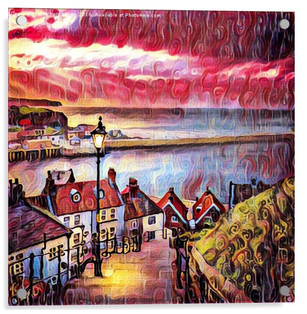 Sweet Whitby Acrylic by richard sayer