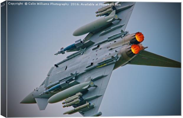 Eurofighter Typhoon RIAT 2016 - 2 Canvas Print by Colin Williams Photography