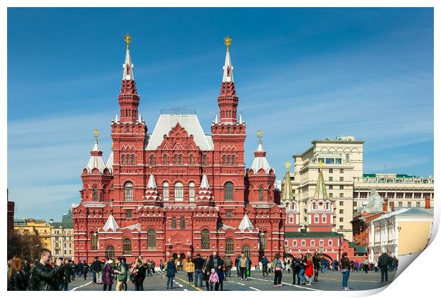 Moscow, Red Square Print by Valerii Soloviov