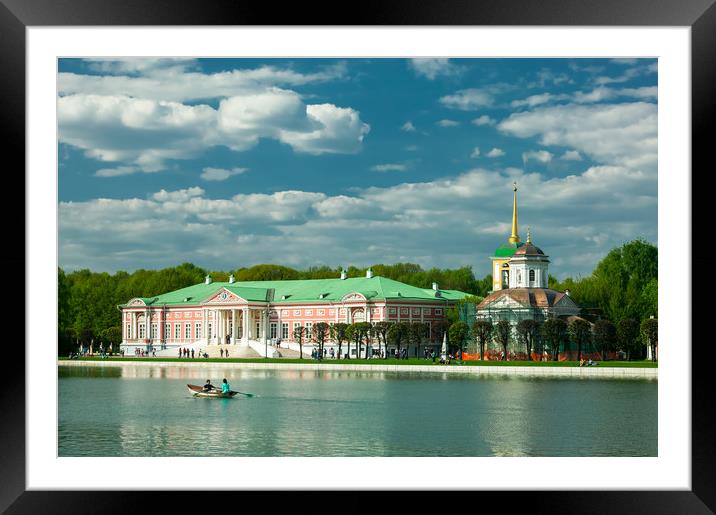 Museum-estate Kuskovo. Framed Mounted Print by Valerii Soloviov