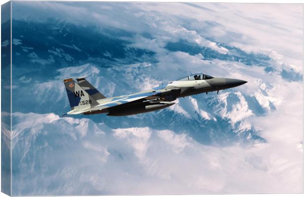 F15 Eagle Agressor Canvas Print by J Biggadike