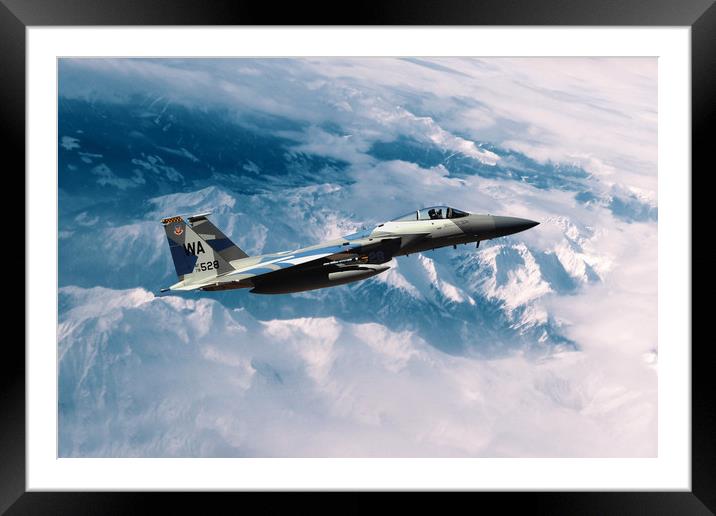 F15 Eagle Agressor Framed Mounted Print by J Biggadike