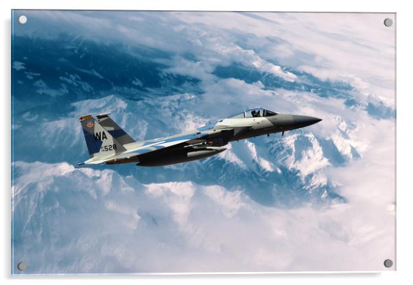 F15 Eagle Agressor Acrylic by J Biggadike