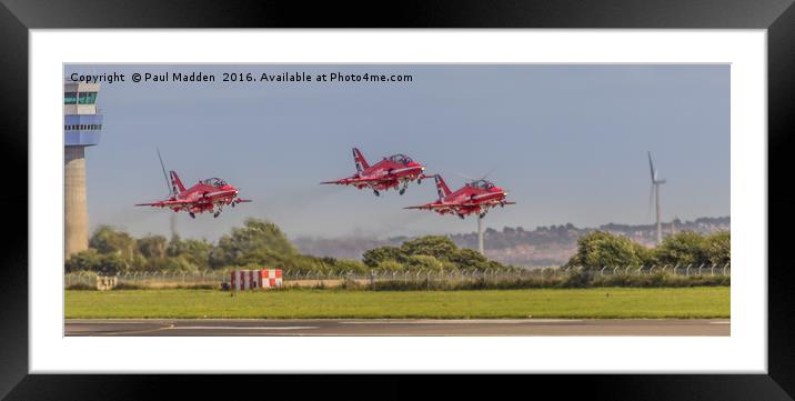 Triplets of the air Framed Mounted Print by Paul Madden