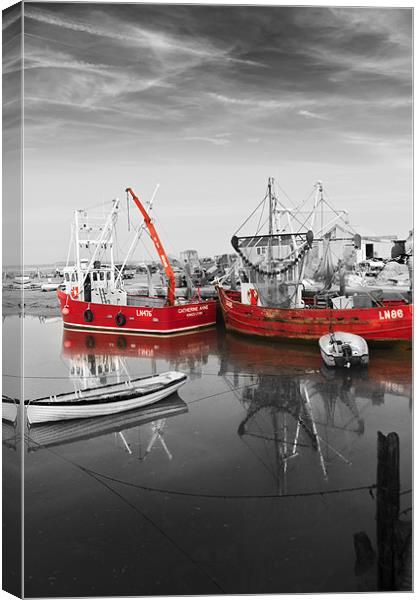 Red Drifters Canvas Print by Stephen Mole