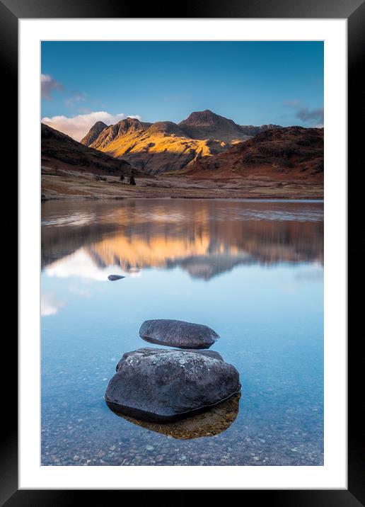 Blea Tarn Lake District Framed Mounted Print by Rick Bowden