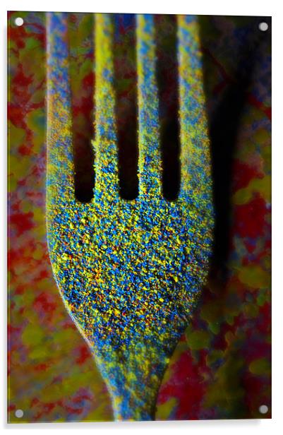Fork Acrylic by Jean-François Dupuis