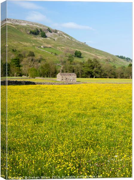 Muker barn Canvas Print by Graham Moore