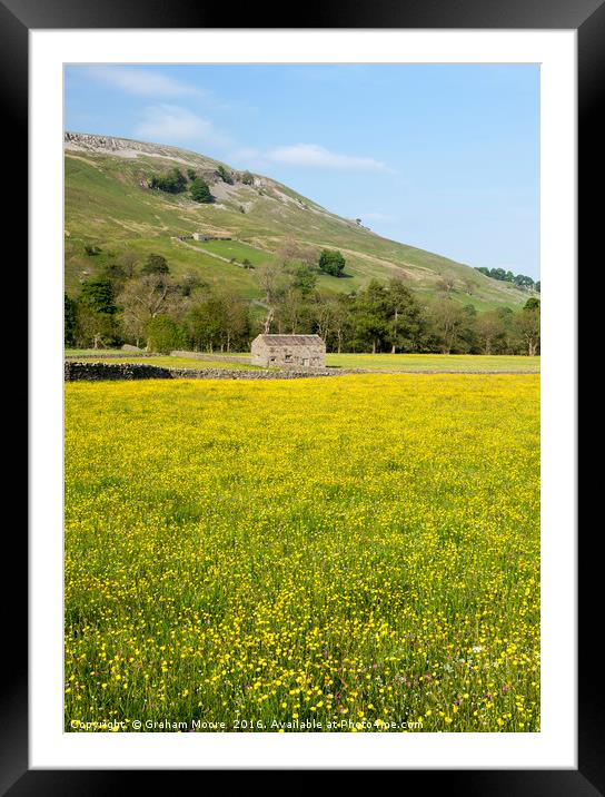 Muker barn Framed Mounted Print by Graham Moore