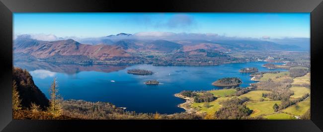 Majestic View of Derwent Water Framed Print by Rick Bowden