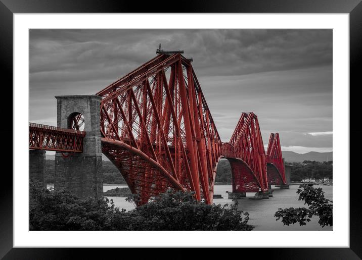 The Bridge Framed Mounted Print by Willie Cowie