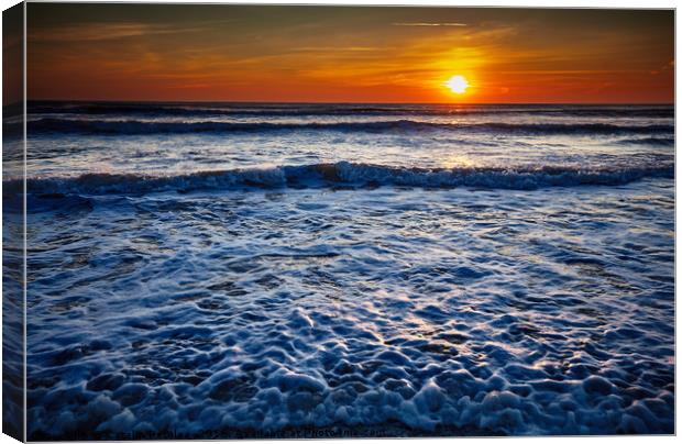 Colorful sunrise over the sea Canvas Print by Ragnar Lothbrok