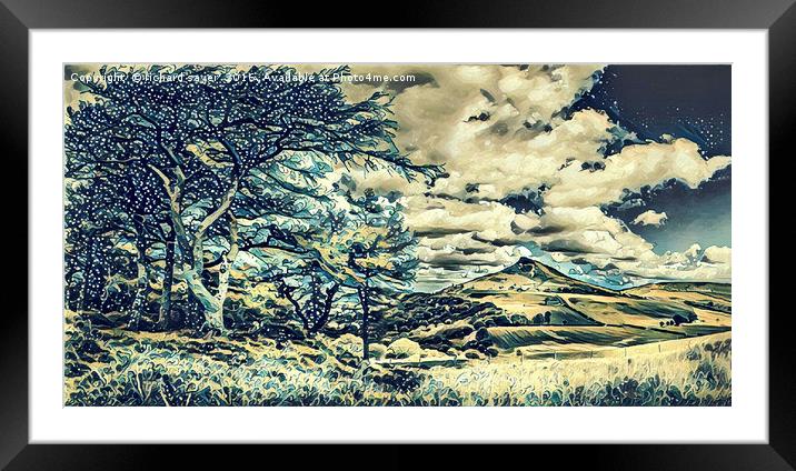 Oriental Wind Framed Mounted Print by richard sayer