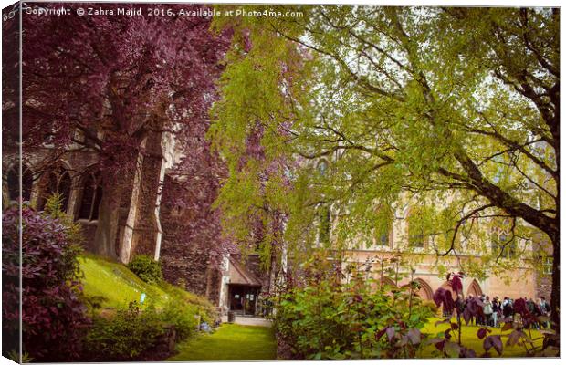 Lilac and Green in Dickens Rochester Canvas Print by Zahra Majid
