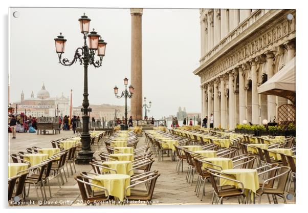 Venetian Restaurant  Acrylic by David Griffin