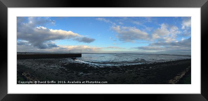 Tides out Framed Mounted Print by David Griffin