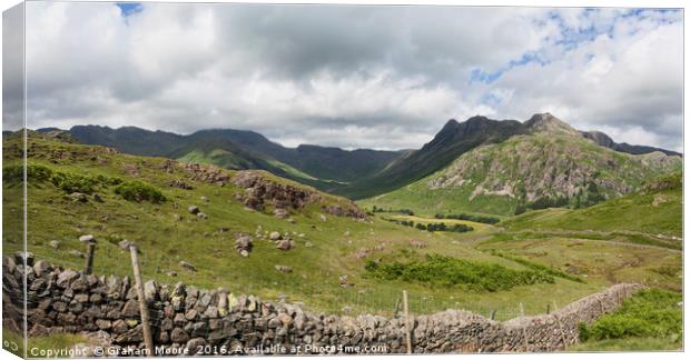 Great Langdale Canvas Print by Graham Moore