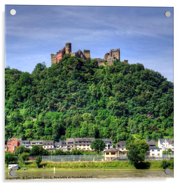 Schönburg Castle Acrylic by Tom Gomez