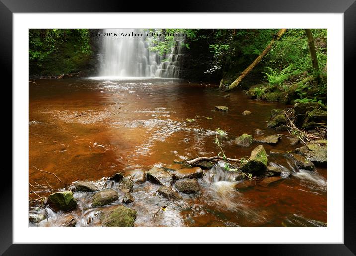 A BIT OF A DAM Framed Mounted Print by andrew saxton