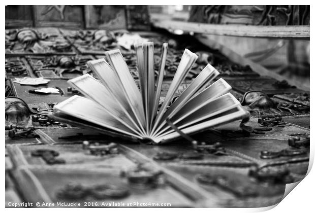 Lifes An Open Book Print by Anne McLuckie
