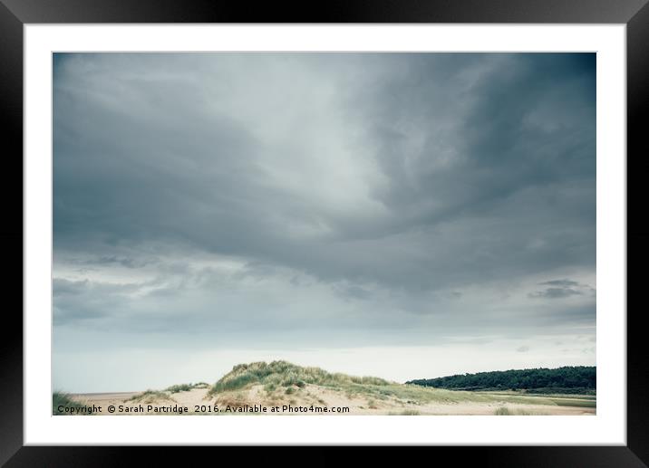 The Island at Holkham Framed Mounted Print by Sarah Partridge