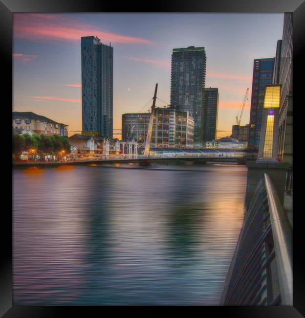 The Docklands London Framed Print by Clive Eariss