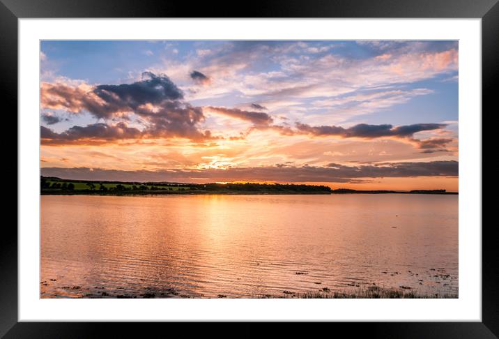Sunset over the Bay.......... Framed Mounted Print by Naylor's Photography