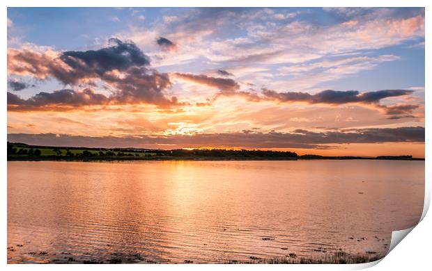 Sunset over the Bay.......... Print by Naylor's Photography