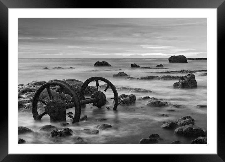 Old Wheels Seaham Framed Mounted Print by David Lewins (LRPS)