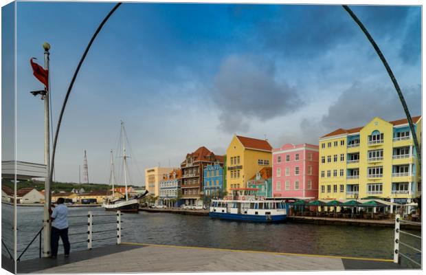  Punda Vibes Event - Curacao views Canvas Print by Gail Johnson