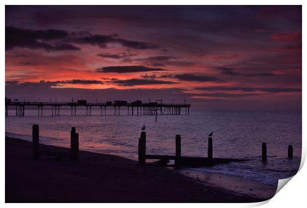       Teignmouth Sunrise 1                         Print by kevin wise