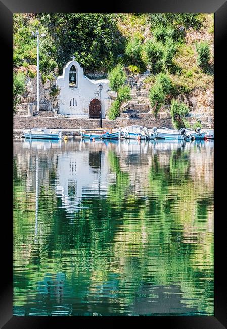 Agios Nikolaos Church Framed Print by Antony McAulay