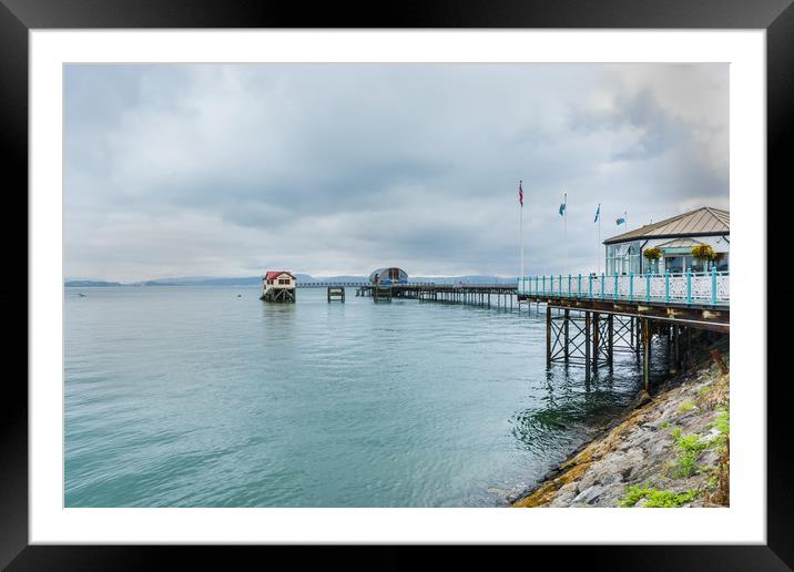 Mumbles Pier 1 Framed Mounted Print by Steve Purnell
