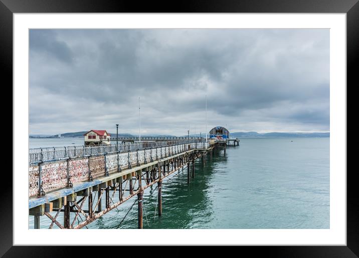Mumbles Pier 3 Framed Mounted Print by Steve Purnell