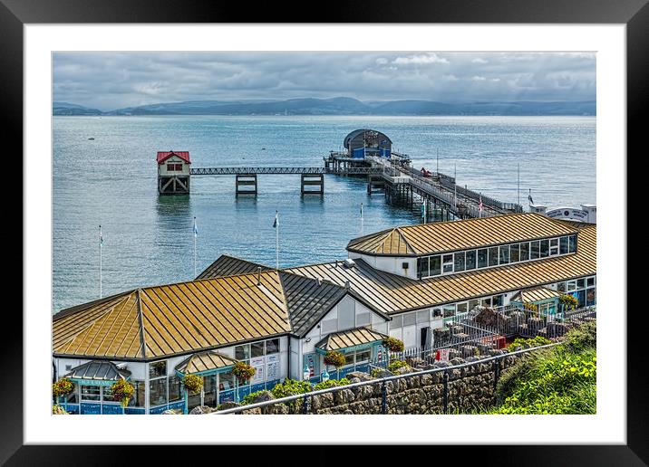 Mumbles Pier 4 Framed Mounted Print by Steve Purnell