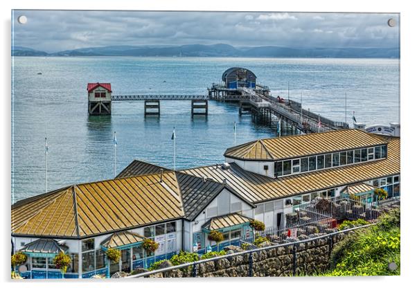 Mumbles Pier 4 Acrylic by Steve Purnell