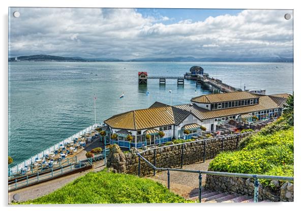 Mumbles Pier 5 Acrylic by Steve Purnell
