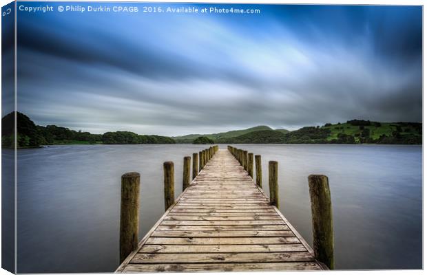 Coniston Water Canvas Print by Phil Durkin DPAGB BPE4