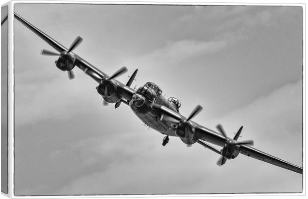 Lancaster Bomber PA474  Canvas Print by Andrew Scott